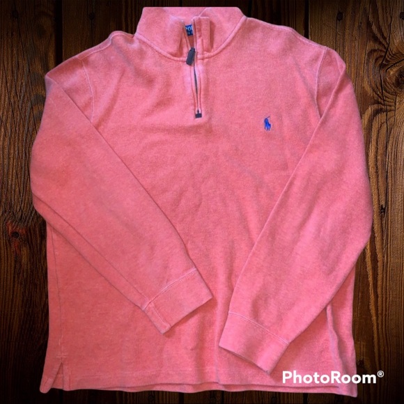 Polo Ralph Lauren Other - Polo Ralph Lauren orange 1/4 zip men’s large